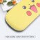 PERFECTSIGHT Hard Shell Eyeglasses Case PU Leather Protective Glasses Case Cute Cartoon Surface Eyeglass Case for Women Girls Yellow