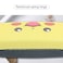 PERFECTSIGHT Hard Shell Eyeglasses Case PU Leather Protective Glasses Case Cute Cartoon Surface Eyeglass Case for Women Girls Yellow