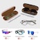 RayLove 3Pack Hard Shell Eyeglasses Case Large Reading Glasses Hard Case