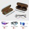 RayLove 3Pack Hard Shell Eyeglasses Case Large Reading Glasses Hard Case