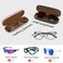 RayLove 3Pack Hard Shell Eyeglasses Case Large Reading Glasses Hard Case