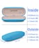 RayLove Unisex Hard Shell Eyeglasses Cases Protective Case For GlassesSky Blue