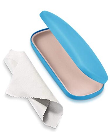 RayLove Unisex Hard Shell Eyeglasses Cases Protective Case For GlassesSky Blue