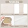 Sightor Sunglass Case 2 Pcs Soft Eyeglass Cases for Women Portable Squeeze Top Leather Glasses Pouch Black Beige