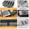 Glamgen Sunglasses Travel Organizer Case for Multiple Pairs 8 Adjustable Slots Eyeglasses Glasses Organizer Case with Soft Sunglasses Bag Pouch Portable Sunglass Storage Box for Men and Women Grey