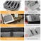 Glamgen Sunglasses Travel Organizer Case for Multiple Pairs 8 Adjustable Slots Eyeglasses Glasses Organizer Case with Soft Sunglasses Bag Pouch Portable Sunglass Storage Box for Men and Women Grey