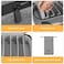 Glamgen Sunglasses Travel Organizer Case for Multiple Pairs 8 Adjustable Slots Eyeglasses Glasses Organizer Case with Soft Sunglasses Bag Pouch Portable Sunglass Storage Box for Men and Women Grey