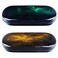 Vemiss Hard Shell Eyeglass Cases Lightweight Portable Glasses Case for Women Men 2 Pack Green Yellow