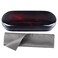 Vemiss Hard Shell Eyeglass Cases Lightweight Portable Glasses Case for Women Men Ared