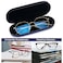 Vemiss Hard Shell Eyeglass Cases Lightweight Portable Glasses Case for Women Men Bpurple