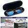 Vemiss Hard Shell Eyeglass Cases Lightweight Portable Glasses Case for Women Men Bpurple