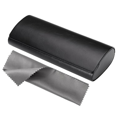 Vemiss Hard Shell Eyeglass Cases Lightweight Portable Glasses Case for Women Men Xblack