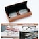 Vemiss Hard Shell Eyeglass Cases Lightweight Portable Glasses Case for Women Men Xlight Brown