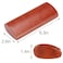 Vemiss Hard Shell Eyeglass Cases Lightweight Portable Glasses Case for Women Men Xred Brown