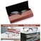 Vemiss Hard Shell Eyeglass Cases Lightweight Portable Glasses Case for Women Men Zred Brown