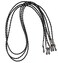 Avitron Elegant Eyeglass Sunglass StrapChain Retainer Braided Sports Band Black 3 Pack PU Leather For Men Women By HANGIT