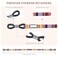 BILIONE 6 Pcs Eyeglass Strap Premium Glasses Holder Chains for Holiday Multicolor Eyewear Retainer for Women Men and Kids Style 3