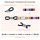 BILIONE 6 Pcs Eyeglass Strap Premium Glasses Holder Chains for Holiday Multicolor Eyewear Retainer for Women Men and Kids Style 3