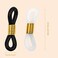 CTZD Eyeglass Chain Ends Adjustable Rubber Ends Connectors Antislip Strap Holder Chain Loops for Eye Glasses 4 Colors 24 Pieces