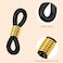 CTZD Eyeglass Chain Ends Adjustable Rubber Ends Connectors Antislip Strap Holder Chain Loops for Eye Glasses 4 Colors 24 Pieces