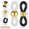 Frienda Eyeglass Chain Ends Eyeglass Chain Loop Holder Silicone Eyeglass Connector 50 Pieces