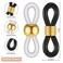 Frienda Eyeglass Chain Ends Eyeglass Chain Loop Holder Silicone Eyeglass Connector 50 Pieces