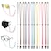 LORACOXS 12PCS Glasses Strap Eye Glasses Holders Around Neck Adjustable Leather Eyeglasses Reading Glasses Chain for Women