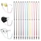 LORACOXS 12PCS Glasses Strap Eye Glasses Holders Around Neck Adjustable Leather Eyeglasses Reading Glasses Chain for Women