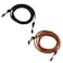 PINKSEE Eyeglasses Holder Strap Cord Leather Eyeglasses String Holder Necklace Glasses Lanyard BlackBrown 2