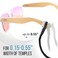 SIGONNA Eyeglasses String Holder Strap Eyeglass Holder Chains for Women Man Glasses Chain Lanyard Cords Neck Sunglass Strap Retainer Rope 4 Cords Black