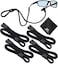 SIGONNA Eyeglasses String Holder Strap Eyeglass Holder Chains for Women Man Glasses Chain Lanyard Cords Neck Sunglass Strap Retainer Rope 4 Cords Black