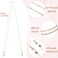 Weewooday 12 Pieces Eyeglasses Chains Beaded Sunglasses Strap Holder Elegant Necklace Holder Chain for Women