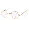 Agstum Retro Small Round Optical Rare Wire Rim Eyeglasses Frame
