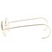 Agstum Retro Small Round Optical Rare Wire Rim Eyeglasses Frame