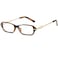 Breaksun Retro Rectangle Glasses for Women Trendy 90s Small Square Blue Light Blocking Glasses Vintage Eyeglasses Brown tortoise