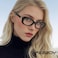 FEISEDY Retro Oval Blue Light Blocking Glasses for Women Nerd Fake Glasses Y2k Small Eyewear Frame B0229