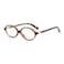 FEISEDY Vintage Oval Glasses for Women Men Retro Tortoise Blue Light Blocking Glasses Small Fake Nerd Eyewear Frames B0254