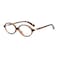 FEISEDY Vintage Oval Glasses for Women Men Retro Tortoise Blue Light Blocking Glasses Small Fake Nerd Eyewear Frames B0254