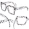 hoyuwak Oversized Square Blue Light Glasses Big Frame Computer Eyewear Thick Fashion Clear Glasses for Women Fashion