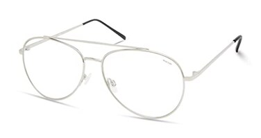 Kenneth Cole REACTION KC1511B Teardrop Blue Light Blocking Eyewear Frames Shiny Light nickeltin 59mm