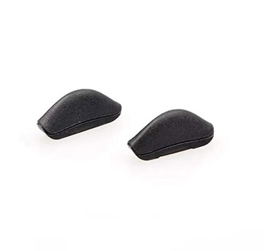 NicelyFit Nose Pads for Oakley Crosslink Eye Glasses Euro Regular Size Black 1 Pair