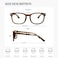 NZKNP Tortoise Blue light Glasses Blue Light Glasses for Woman Bluelight Blocking Glass Frame for Men Fashion Computer Game Reading TV Use
