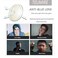 Teumire Oversized Square Blue Light Blocking Glasses for Women Men TR90 Ultralight Nerd Frames Clear Lens Computer EyewearBlack