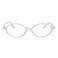TIJN Olisa Blue Light Blocking Glasses for Women MenRetro Oval Frame Bluelight Eyeglasses for GamingComputerScreenGrey