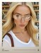 TIJN Olisa Blue Light Blocking Glasses for Women MenRetro Oval Frame Bluelight Eyeglasses for GamingComputerScreenGrey