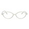 TIJN Olisa Blue Light Blocking Glasses for Women MenRetro Oval Frame Bluelight Eyeglasses for GamingComputerScreenGrey