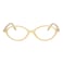 TIJN Olisa Blue Light Blocking Glasses for Women MenRetro Oval Frame Bluelight Eyeglasses for GamingComputerScreenIvory