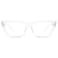 WOWSUN Narrow Small Vintage Cat Eye Frames Eyeglasses for Women Retro Blue Light Blocking Computer Glasses Clear FrameClear Lens