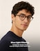 TIJN Blue Light Blocking GlassesVintage Round Frame EyeglassesAntiGlare Computer GlasseScreen Fatigue UV Protection