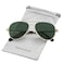 Gleyemor Kids Polarized Aviator Sunglasses for Juniors Teenagers Age 818 GoldG15